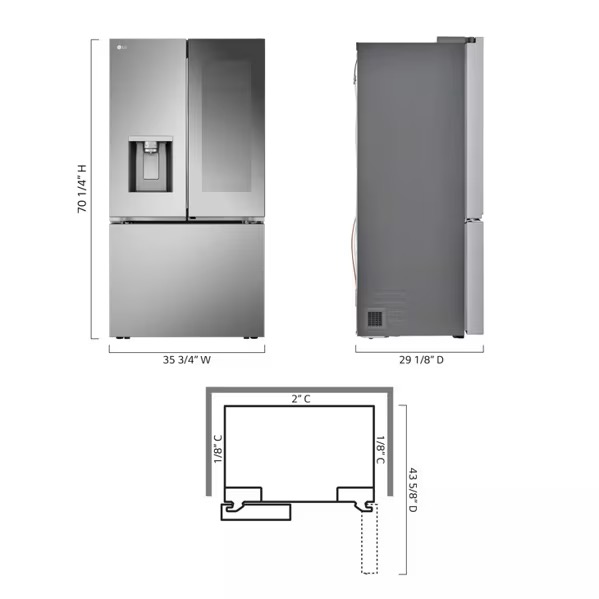 LG 4-Door Refrigerator