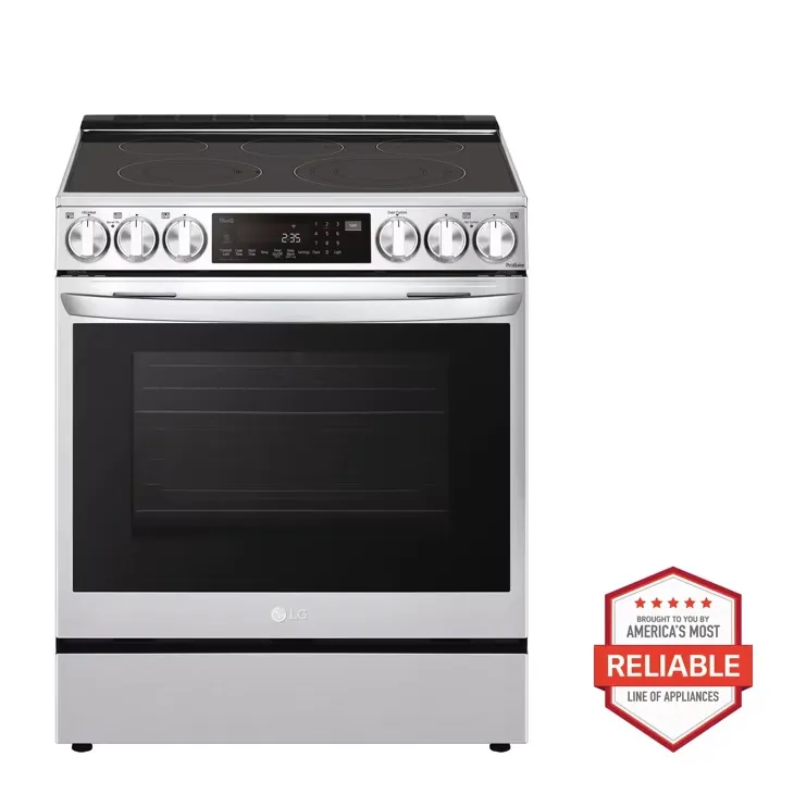 [32 - LSEL6335FE] 6.3 cu. ft. Smart Slide-In Electric Range with Air Fry