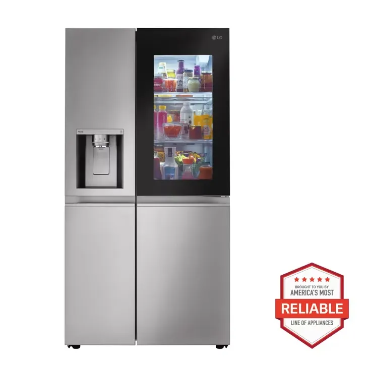 [40 - LRSOS2706S] 27 cu. ft. Smart Side-by-Side Refrigerator with Ice & Water Dispenser