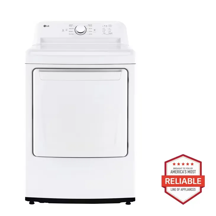 [74 - DLG6101W] 7.3 cu. ft. Smart Gas Dryer