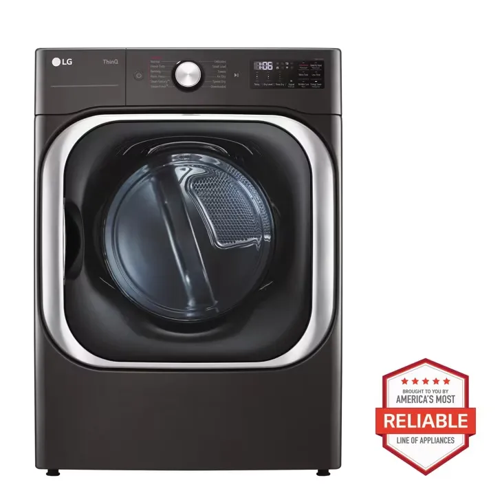 [82 - DLGX8901B] 7.4 cu. ft. Smart Front Load Gas Dryer with TurboSteam™