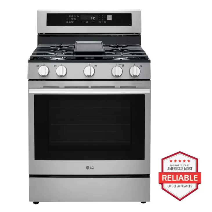 [85 - LRGN6325X] 6.3 cu. ft. Smart Slide-In Gas Range with Air Fry