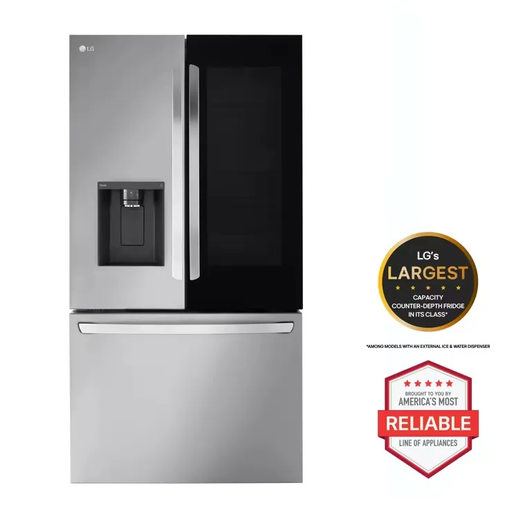 [104 - LRFOC2606S] 26 cu. ft. Smart Counter-Depth French Door Refrigerator with Craft Ice™