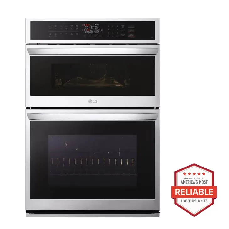 [117 - WCEP6423F] LG Studio 6.4 cu. ft. Combination Wall Oven