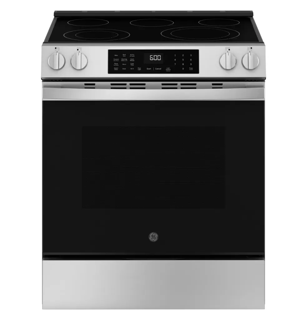 [130 - GRS600AVFS] GE 30 in. 6.3 cu. ft. Slide-In Electric Range with Air Fry