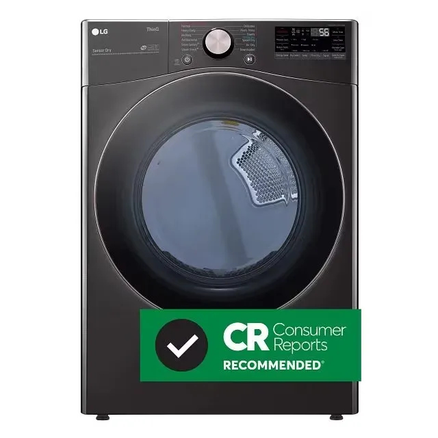 [136 - DLEX4000B] 7.4 cu. ft. Smart Front Load Electric Dryer